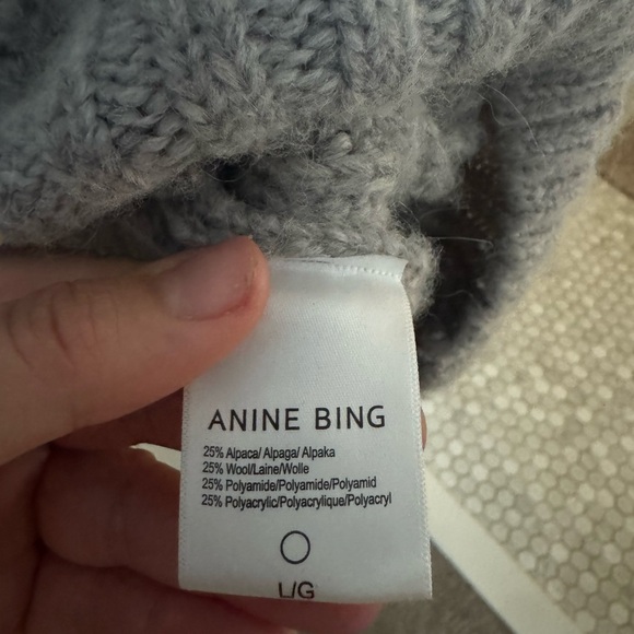 Anine Bing Sydney gray crewneck - Picture 5 of 6